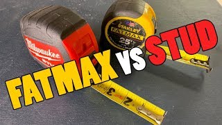 Milwaukee STUD vs Stanley FATMAX - Which Tape-Measure Is The Best?