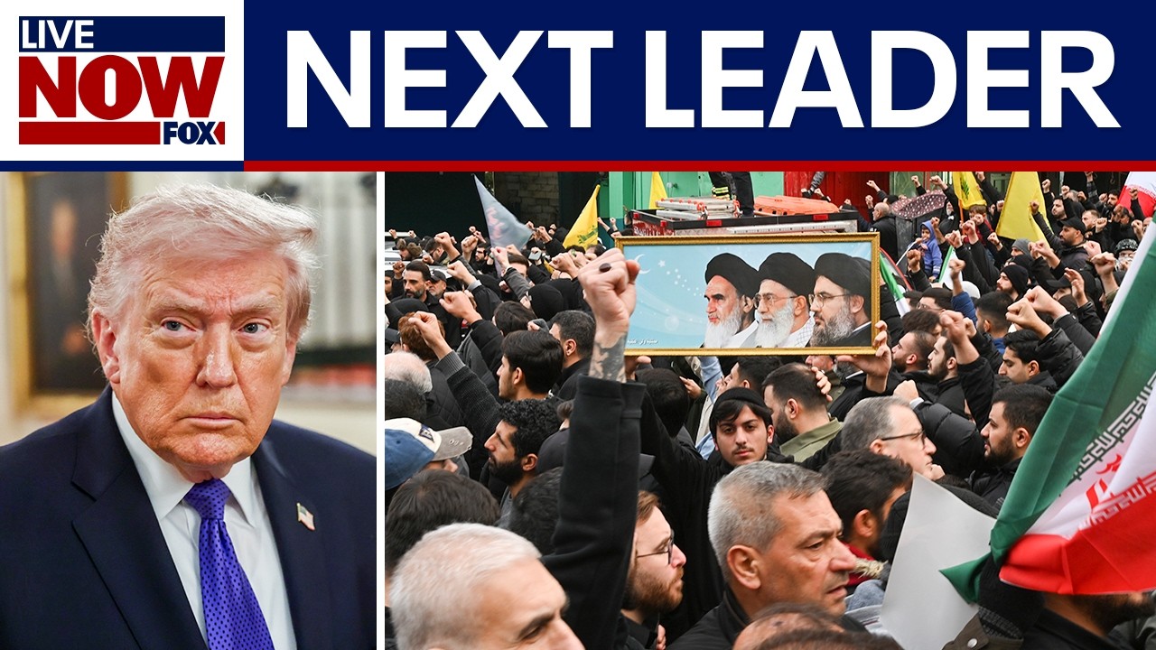 Trump says he wants role in picking Iran's next leader