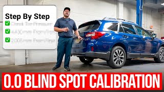 Nailed a 0.0 Blind Spot Calibration on 2016 Subaru Outback | ADAS Calibration Training