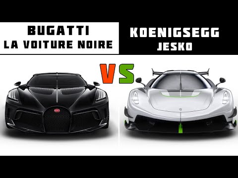 Bugatti vs koenigsegg #BugattiLaVoitureNoireVskoenigsegg jesko