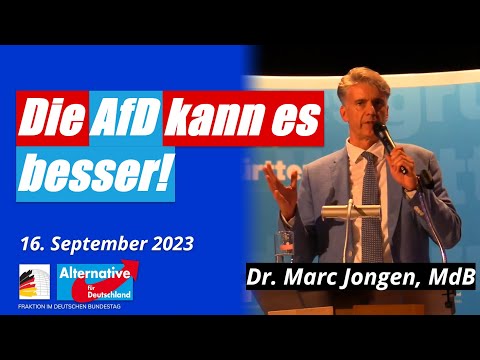 Die AfD kann es besser! - Dr. Marc Jongen, MdB