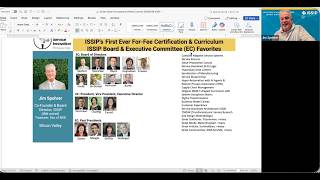 20260218 ISSIP Credential & Curriculum With Study Guide   Recording