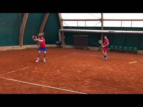 My brother in itf U14 tournament in Bosnia