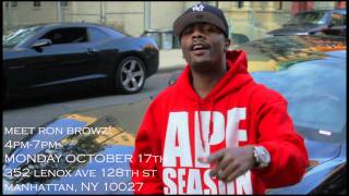 Ron Browz Album Signing October 17th 2011 At Black Star HARLEM NY