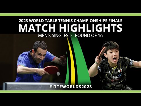 Mihai Bobocica vs Tomokazu Harimoto | MS R16 | 2023 ITTF World Table Tennis Championships Finals