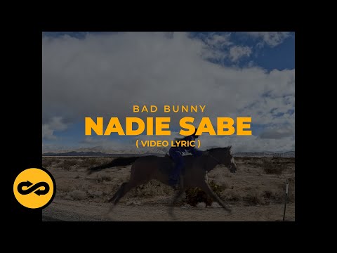 Bad Bunny - Nadie Sabe (Letra/Lyrics) | nadie sabe lo que va a pasar mañana