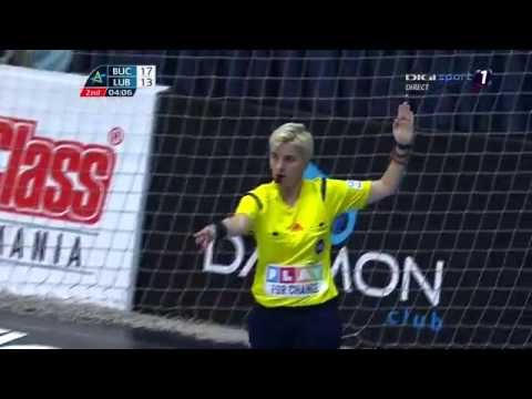 CSM Bucureşti - MKS Lublin 33-21 (a doua repriză)