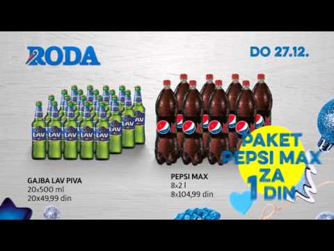 RODA praznična ponuda 22-27.12.2015.