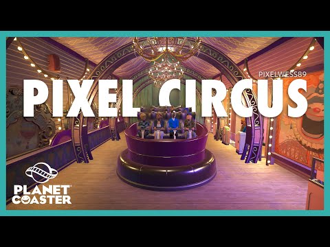 Pixel Circus 🎪🤹‍♀️🎠 [Halloween Dark Ride] - Planet Coaster
