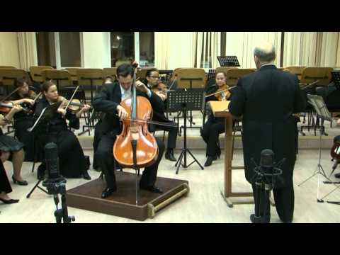 Eugene Prokoshin (cello) plays Goltermann Capriccio with "Cantus firmus" orchestra (HQ Video).