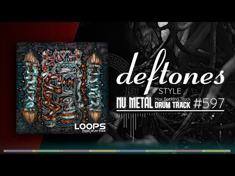 Nu Metal Drum Track / Deftones Style / 155 bpm