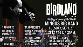 Mingus Big Band Centennial | “E’s Flat, Ah’s Flat Too” by Charles Mingus | Live at Birdland NYC