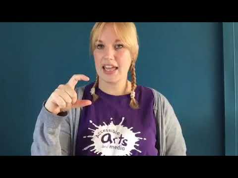 Accessible Arts & Media Online - Singing & Signing with Hannah - Session 20