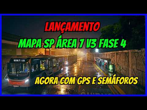 🔴Gameplay Mapa SP Área 7 Fictício V3 A7 Fase 4 | Proton Bus Simulator | Linha 906T | PBSU  #cqmods
