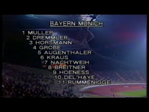 1982/83 - Bayern Munich v Aberdeen (Cup Winners Cup Quarter Final 1st Leg - 2.3.83)