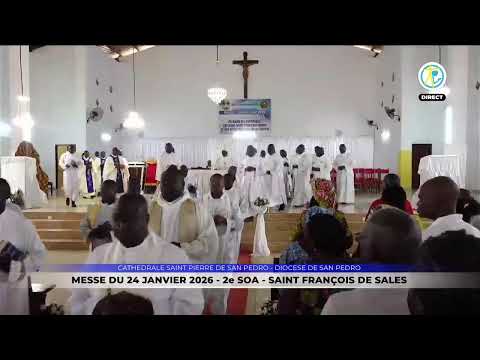 Messe du 24 janvier 2026 en direct de la Cathédrale Saint Pierre de San Pedro