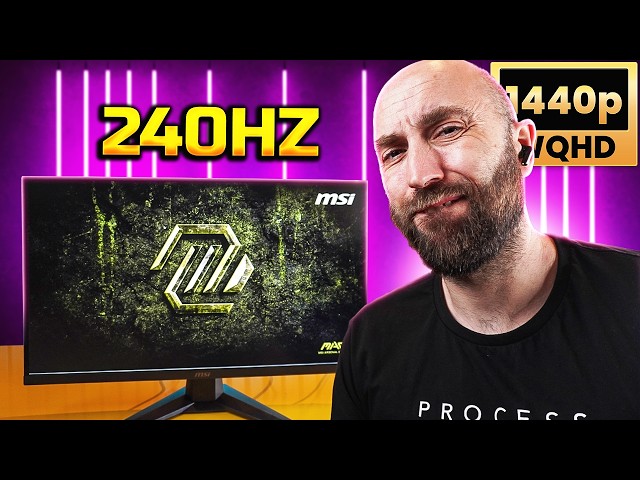 Vídeo relacionado con MSI mag 274QF X24, Monitor Gaming 27 Pulgadas WQHD, IPS rápida de 2560 x 1440, 240 Hz, 0,5 ms, Preparado para HDR, AMD FreeSync, Eye Care, AI Vision, inclinación Ajustable, Soporte Vesa, Negro