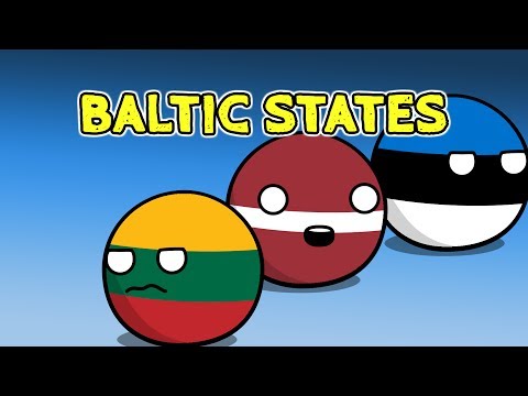 ポーランドの怒りの問題｜バルト三国 - Countryballs (Poland anger issues | Baltic states - Countryballs)