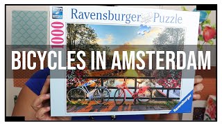 Ravensburger Review | Bicycles in Amsterdam | Timelapse puzzeling with Amanda Cham