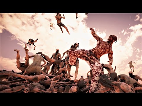 Chuck Norris vs 140,000 Zombies Ultimate Epic Battle Simulator 2 UEBS2