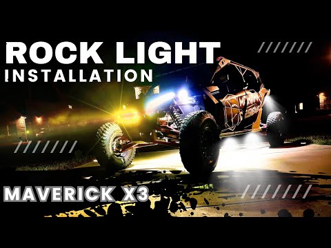 Diode Dynamics Rock Lights Installation on Can-Am Maverick X3 Max