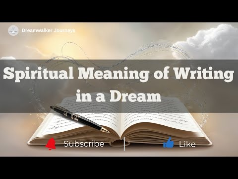 Spiritual Meaning of Writing in a Dream: Unveiling Messages from the Subconscious