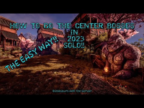 ARK 2025: How to SOLO Alpha The Center Bosses - Broodmother & Megapithecus Bobasaurs Ark 10x Server