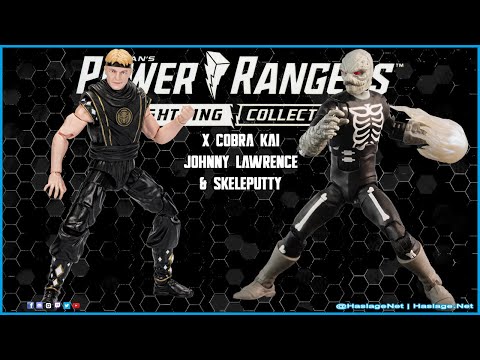 #MMPR X Cobra Kai Lightning Collection Morphed Johnny Lawrence Ranger & Skeleputty | HNE Toys