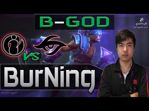 IG Burning plays Anti-Mage [B-God Carries Team to Victory vs Team Secret] Dota 2 [TI5 Top12 ]
