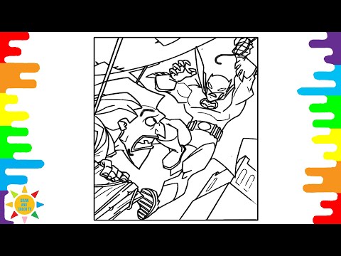 BATMAN vs JOKER Coloring Pages | Batman Coloring Page | 3rd Prototype - Renegade