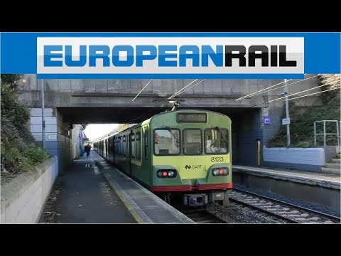 Iarnród Éireann Irish Rail DART 8100 EMU 8139 + 8135 + 8123 arrives at Raheny Station