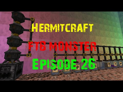 Minecraft FTB Monster Ep. 26 - Distilling Essentia ( HermitCraft Modded Minecraft )