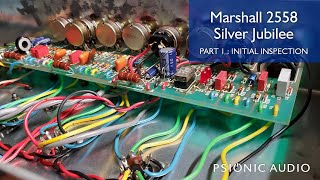 Video thumbnail for Marshall 2558 Silver Jubilee Part 1 : Initial Inspection by Psionic Audio