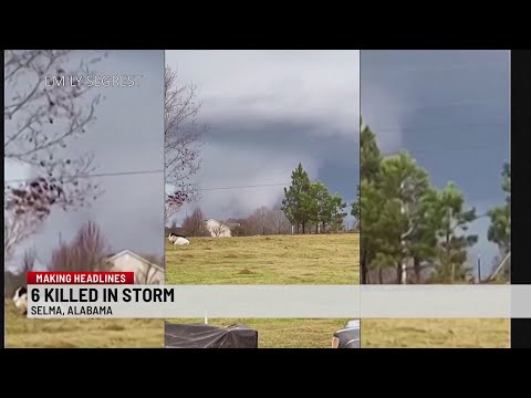 Tornado hits Alabama; 7 deaths reported across South