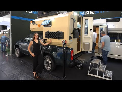 XXXL Wohnmobil auf 5qm! Gladiator 2022 Aufsetz-Wohnkabine präsentiert vom legendären Janosch!