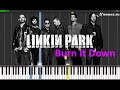 Linkin Park - Burn It Down Piano Tutorial ...