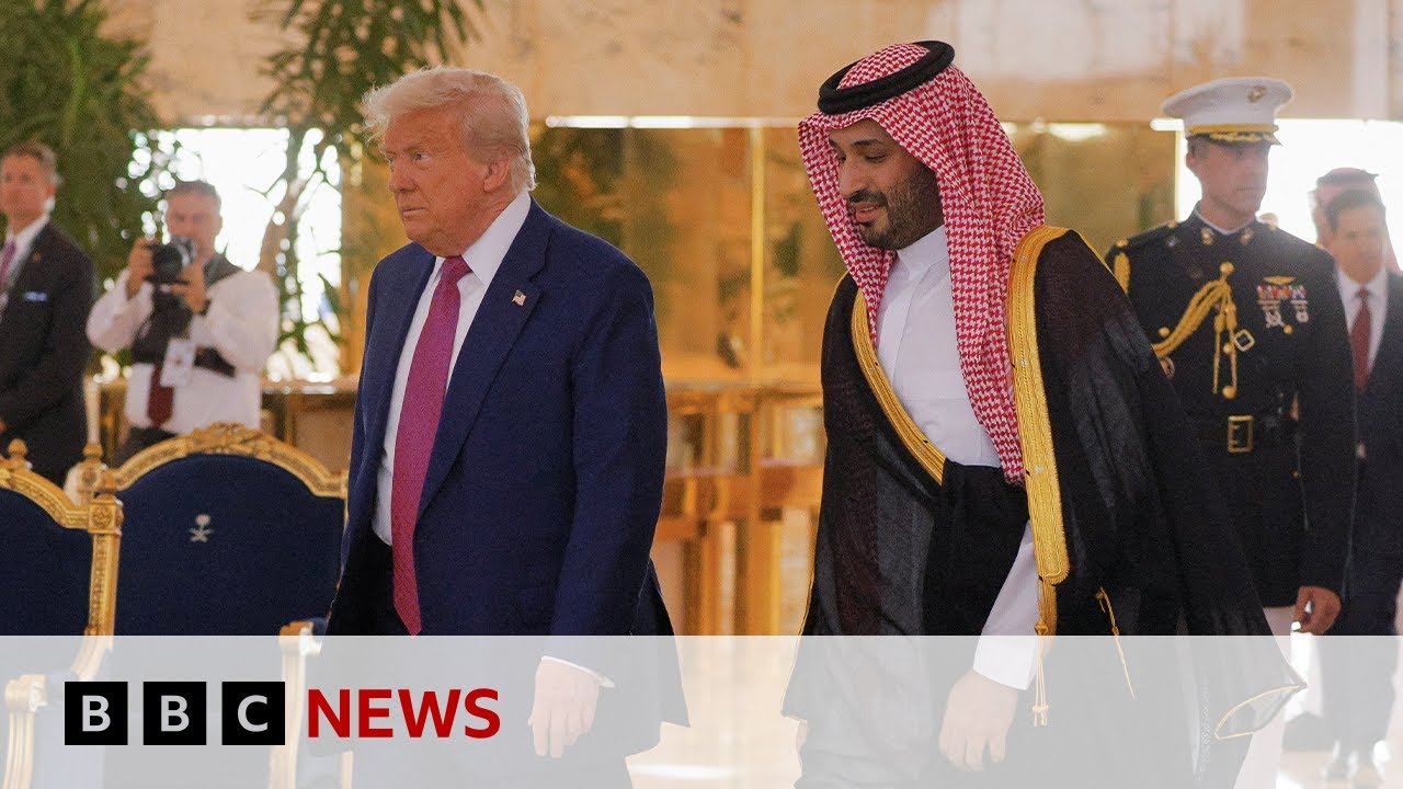 Donald Trump arrives in Saudi Arabia for first major trip of second term | BBC News