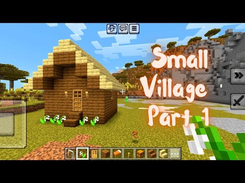 Insane Minecraft Village build in GamePlay!