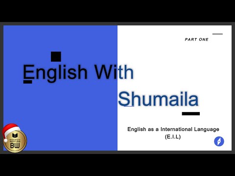 ll English As An International Language ll English With Shumaila ll E.I.L ll