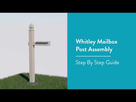 White Mailboxes With Post