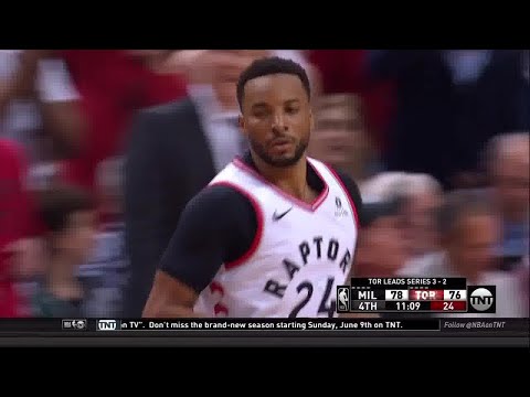 Norman Powell All Game Actions 05/25/19 Milwaukee Bucks vs Toronto Raptors Game 6 Highlights