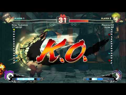 Kiryu Tsukimiya [Guy] vs Playerjun52 [Ken] SSF4 Japanese Online Ranked Matches - TRUE-HD