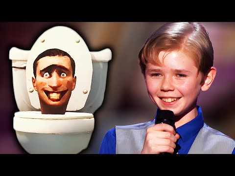 Kid sings Skibidi Toilet on America's Got Talent