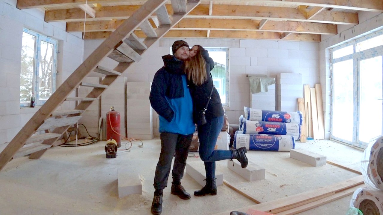 КАК Построить Дешевый ДОМ Своими Руками | Весь путь от нуля до новоселья