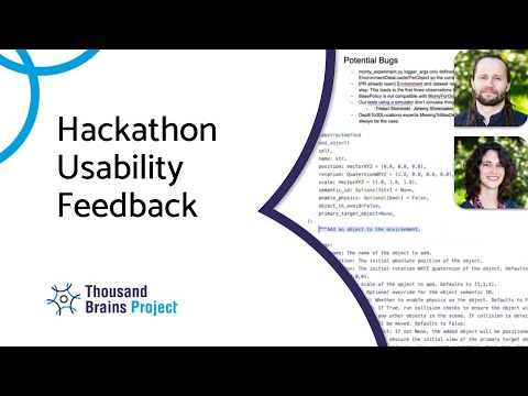 2025/06 - Hackathon Usability Feedback