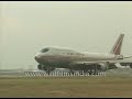 Check In At Indian Airlines Counter And Security Check At Indian Airports Circa 1990s