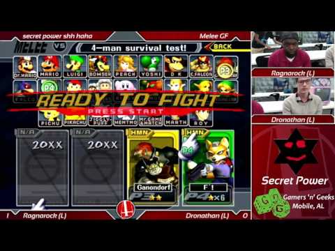Secret Power Weekly #1 Grand Finals - Ragnarock (Sandbag) vs. Dron (Fox) - Melee