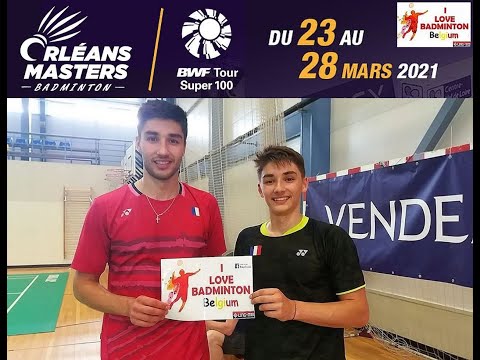 1/4 final men's doubles with the Popov brothers, Orléans masters 2021