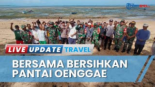Tingkatkan Kerja Sama, Personel TNI, Polsek Pantai Baru & Warga Bersihkan Pantai Oenggae Rote Ndao