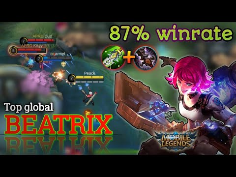 HAWKEYE BOLT BEST DAMAGE! TOP GLOBAL BEATRIX GAMEPLAY |MobileLegends✓